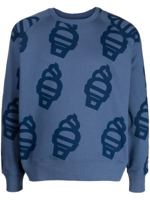 Sweatshirt mit print Icecream blau