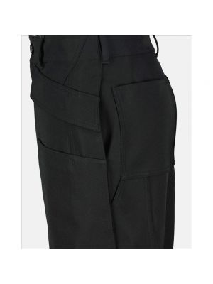 Pantalones cortos de lana Burberry negro