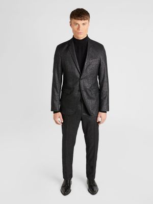 Ukrojena obleka Karl Lagerfeld črna