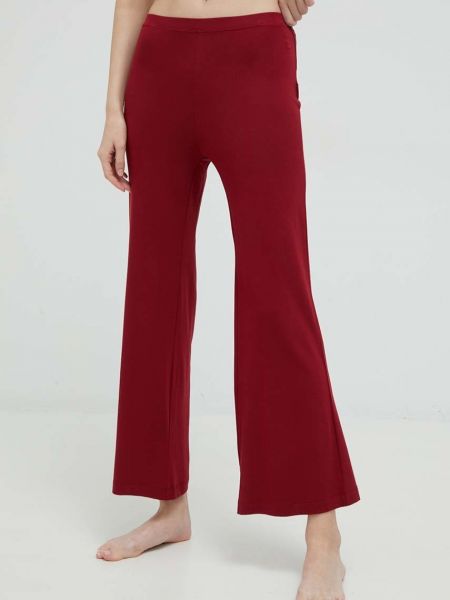 Пижама Calvin Klein Underwear винено червено