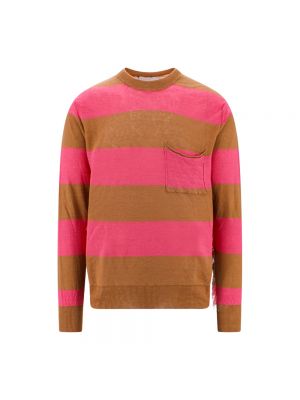 Sweatshirt mit fransen Amaránto pink