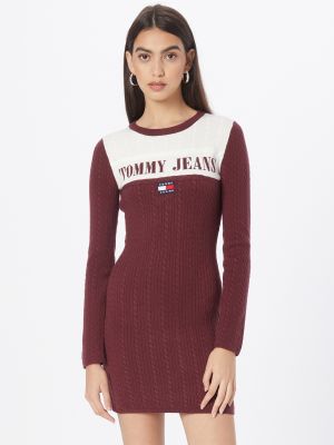 Плетена плетена дънкова рокля Tommy Jeans
