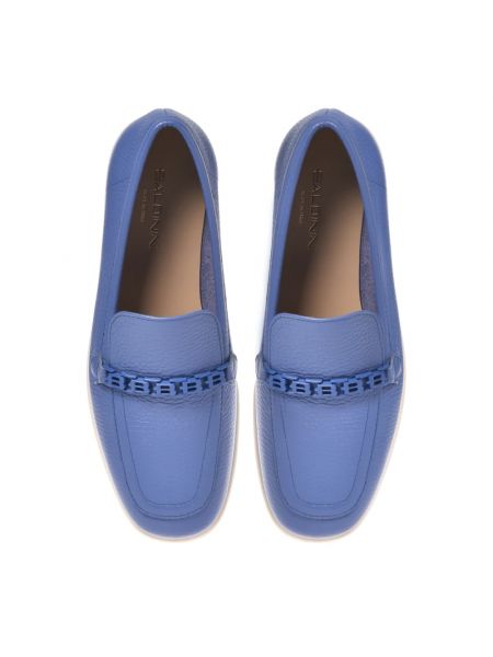 Loafers de cuero Baldinini azul