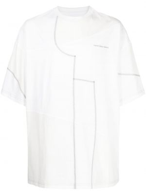 T-shirt en coton Feng Chen Wang blanc