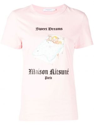 T-shirt Maison Kitsuné rosa