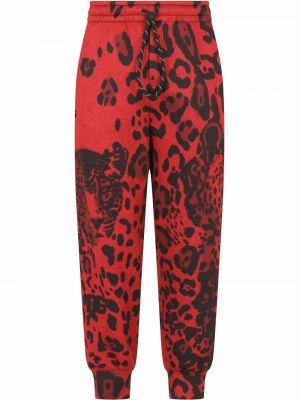 Αθλητικό παντελόνι με σχέδιο με λεοπαρ μοτιβο Dolce & Gabbana