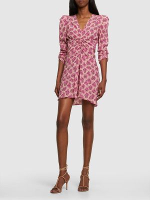 Svilena mini haljina s cvjetnim printom Isabel Marant