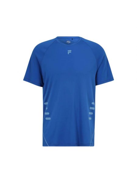 T-shirt mit kurzen ärmeln mit rundem ausschnitt Fila blau