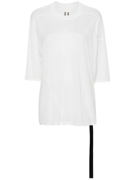 Βαμβακερή μπλούζα Rick Owens Drkshdw λευκό