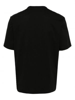 Bavlněné tričko jersey Blauer černé