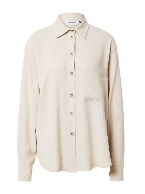 Памучна блуза Weekday бяло