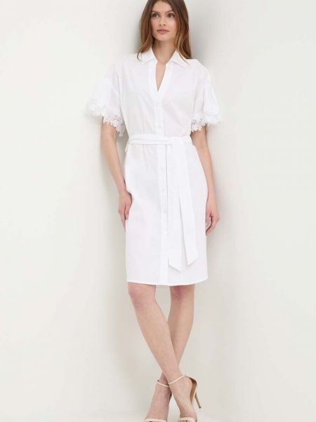 Sukienka mini oversize Twinset biała