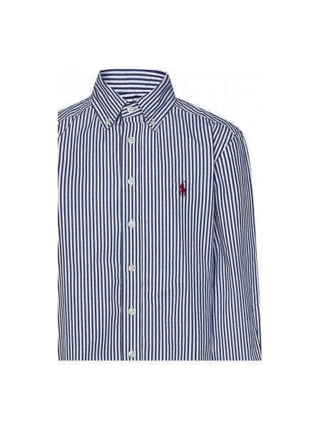 Camisa con botones a rayas Polo Ralph Lauren azul