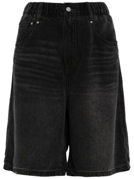 Pantaloni scurți din denim Jnby negru