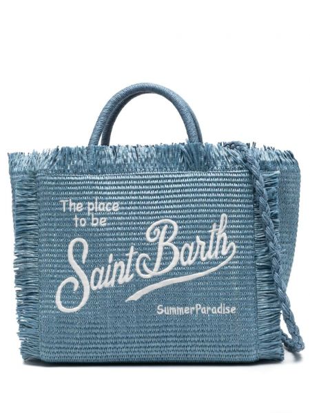 Plážová taška Mc2 Saint Barth modrá