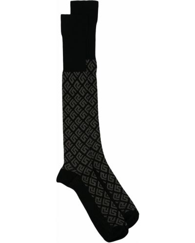 Calcetines de punto Versace negro