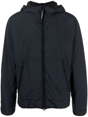 Pernata jakna s kapuljačom C.p. Company plava