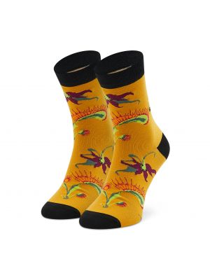Ponožky s potlačou Vans žltá