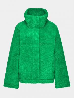Laza szabású kabát Replay zöld
