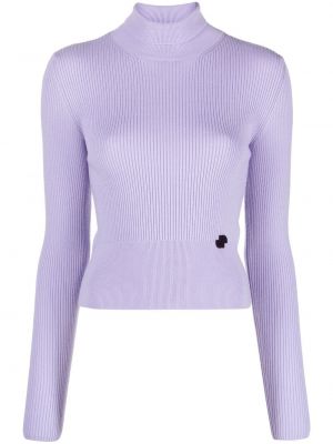Haut en tricot Patou violet