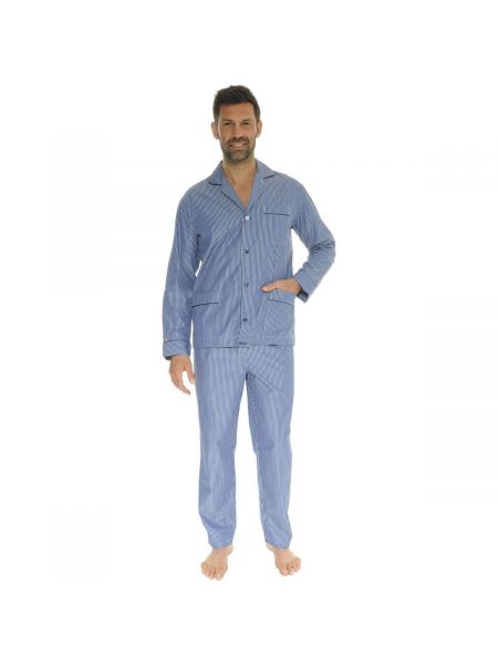 Piżama Le Pyjama Français niebieska