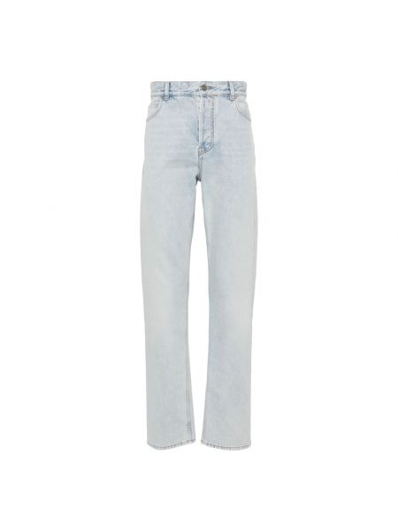 Niebieskie proste jeansy relaxed fit The Row