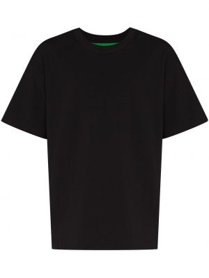 Camiseta de cuello redondo Bottega Veneta negro