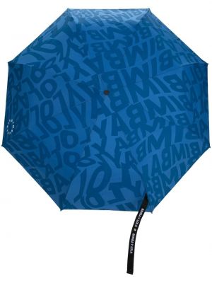 Чадър с принт Bimba Y Lola синьо