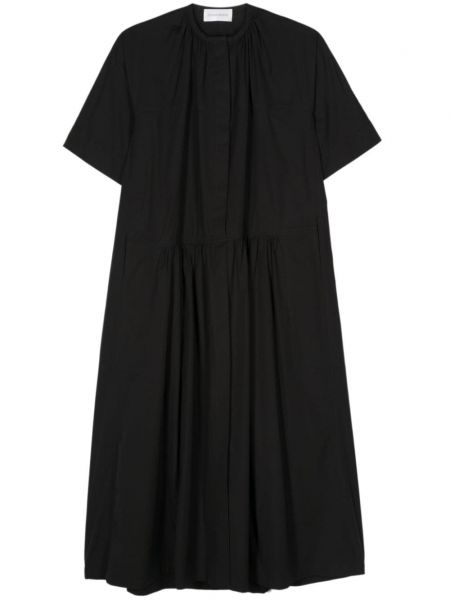 Βαμβακερή φόρεμα Christian Wijnants μαύρο