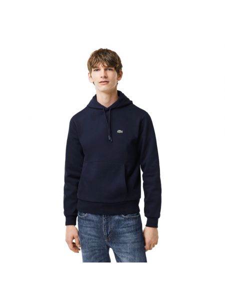 Jersey hoodie Lacoste blau