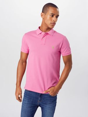 Polo marškinėliai Polo Ralph Lauren rožinė