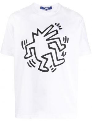 Kokvilnas t-krekls Junya Watanabe Man balts