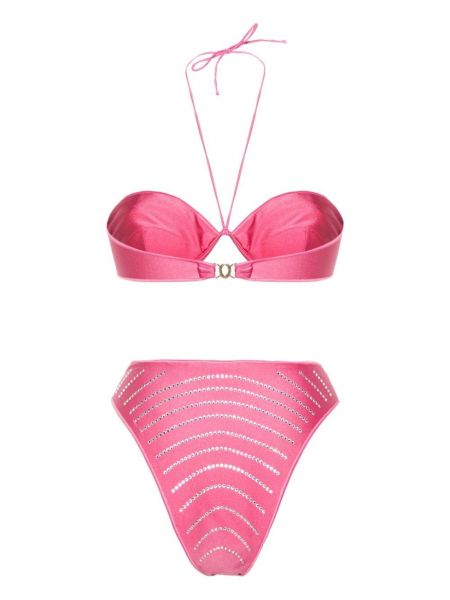 Bikini en cristal Oséree rose