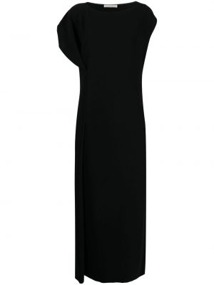Ασύμμετρη μίντι φόρεμα The Row μαύρο