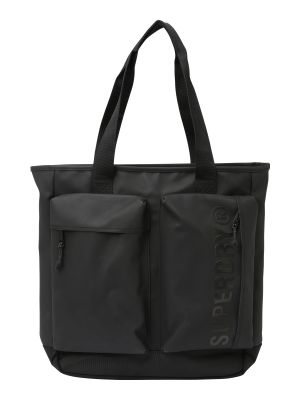 Nakupovalna torba Superdry črna