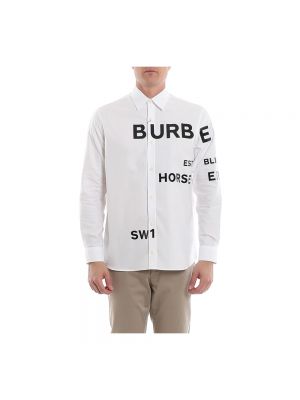 Koszula relaxed fit Burberry biała
