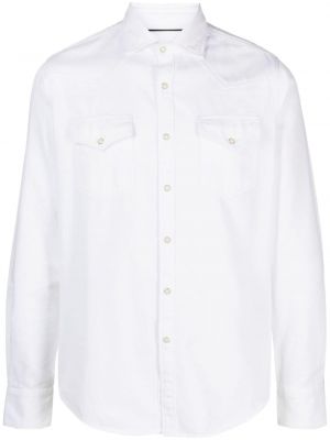 Дънкова риза Moorer бяло