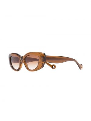Okulary przeciwsłoneczne Lanvin brązowe