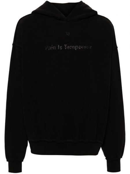 Sweat-shirt long avec imprimé slogan à imprimé Misbhv noir