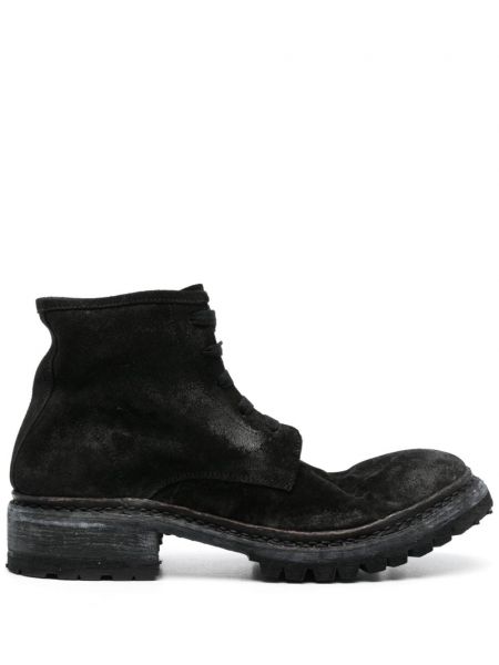 Zomšinės auliniai batai su nubrozdinimais A Diciannoveventitre juoda