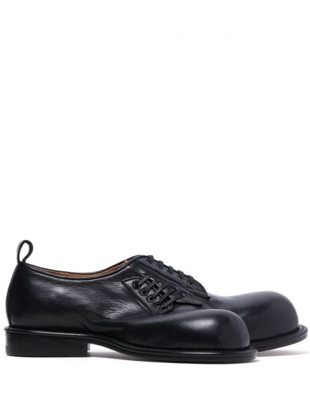 Асиметрични кожени обувки в стил дерби Comme Des Garçons Homme Plus черно