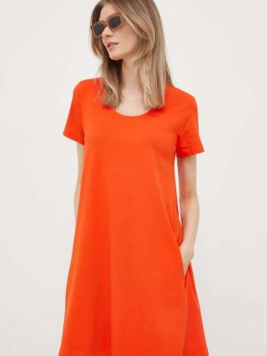 Sukienka mini United Colors Of Benetton pomarańczowa
