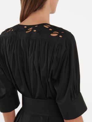 Sukienka midi bawełniana Chloã© czarna