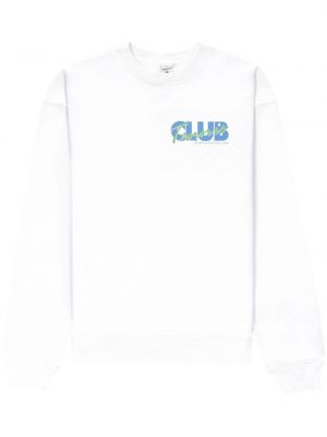 Sweat col rond col rond Sporty & Rich blanc