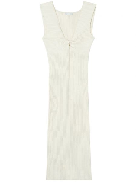 Robe droite John Elliott blanc