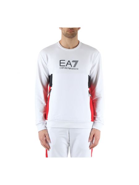 Sportliche sweatshirt Emporio Armani Ea7 weiß