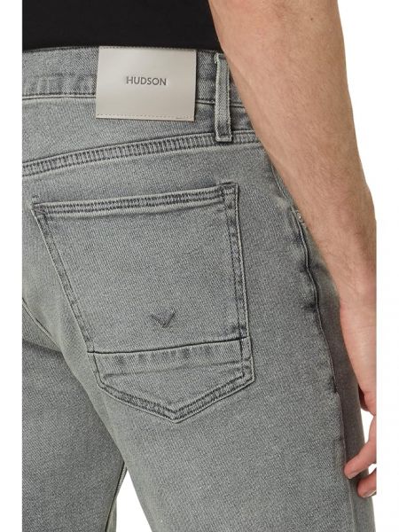 Прямые джинсы Hudson Jeans серые