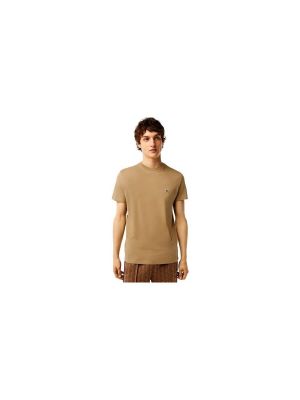 Tričko s krátkými rukávy Lacoste béžové