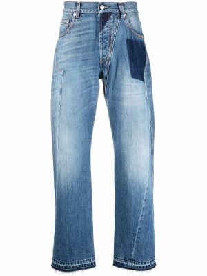 Straight jeans ausgestellt Alexander Mcqueen blau