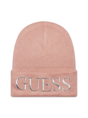 Kepurė Guess rožinė